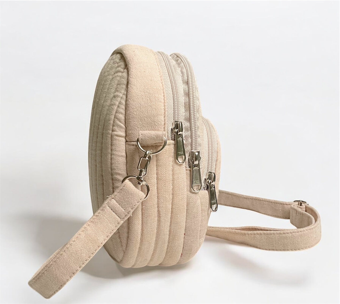 Hanmade Shoulder Bag with Hand-embroidered Flower